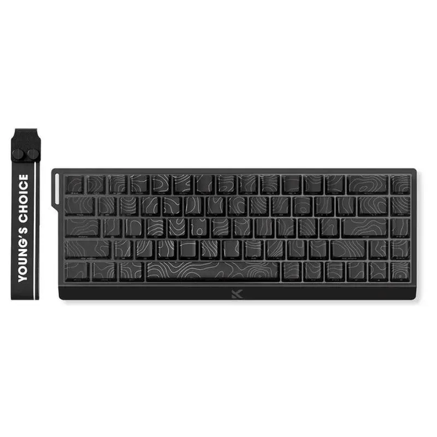 MCHOSE Ace 68 Ice Rhino Black Topographic — магнітна клавіатура з 8kHz опитуванням, 0.08 мс латентністю, регульованою активацією 0.1–3.4 мм - зображення 3
