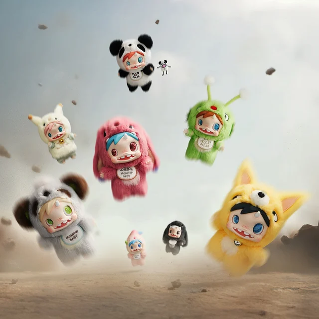 Коллекционная мягкая игрушка-сюрприз Pop Mart POLAR-Monster серия Baby Collection Pendant Ver.1 (6941313044296) - изображение 7
