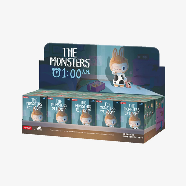 Игрушка-сюрприз с коллекционной фигуркой Pop Mart THE MONSTERS Серия 1:00 A.M (6941313045279) - Фото 2 Игрушка-сюрприз с коллекционной фигуркой Pop Mart THE MONSTERS Серия 1:00 A.M (6941313045279) - изображение 2