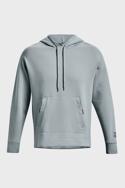 Сіре худі UA Summit Knit Hoodie (Унісекс) Under Armour XXL 1377173-465 - зображення 8