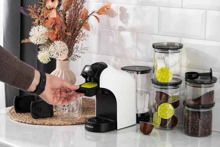 Кавоварка Ardesto капсульна, 0.8л, капсули Nespresso, Nescafe Dolce Gusto, мелена кава, сенсорне ке (00110255) - изображение 5