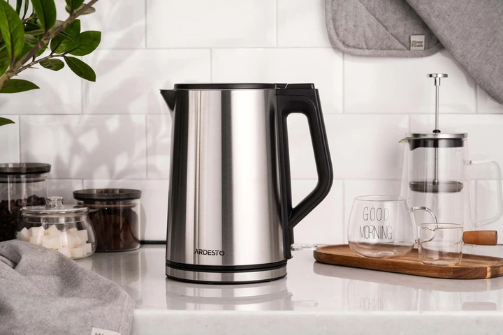 Електрочайник Ardesto Steel Collection 1.5л, подвійні стінки, сріблястий (00109451) - зображення 7