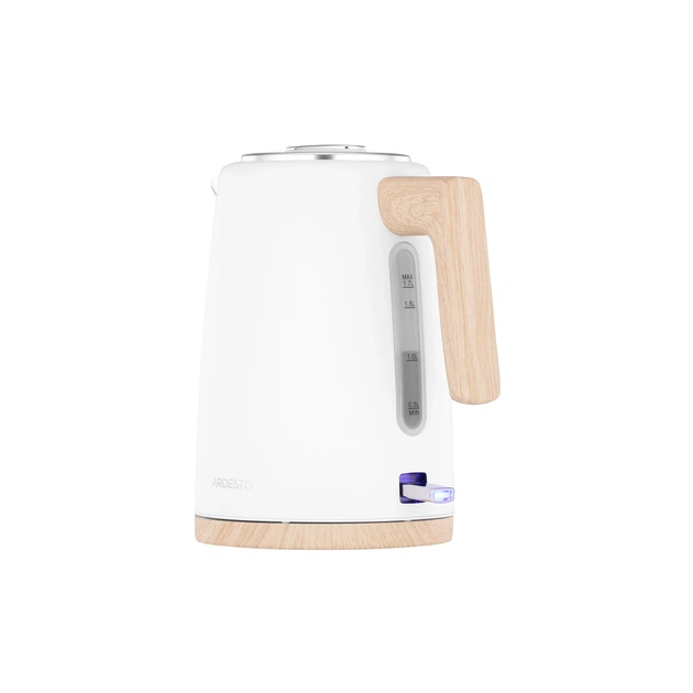 Електрочайник Ardesto EKL-F420WWD, 1.7л, метал, мат, Strix, білий (00109443) - изображение 4