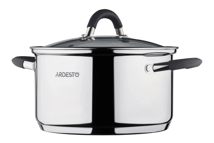 Каструля Ardesto Gemini Salerno нержавіюча сталь 2,3л 18см AR1925CS (00107457) - зображення 2