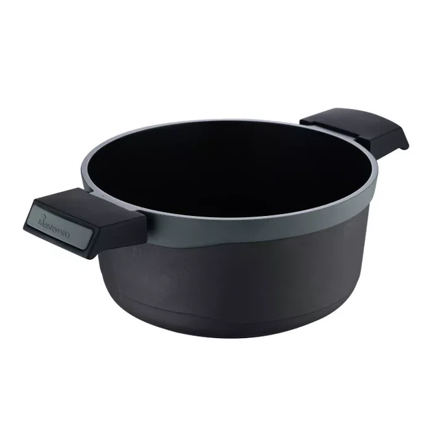 Каструля MasterPro Gastro reeco з кришкою 2.7л BGMP-8106 (00128368) - изображение 3