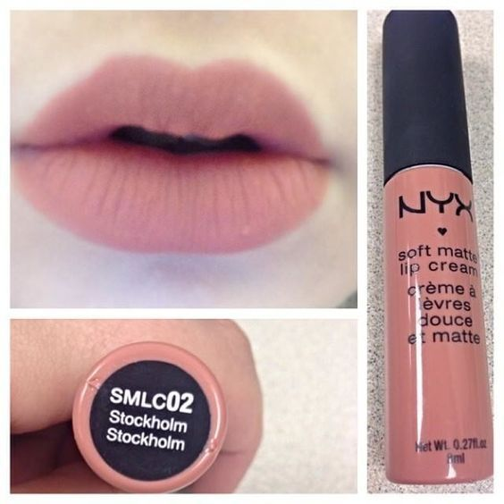 Жидкая помада с матовым финишем Nyx Soft Matte Lip Cream Stockholm SMLC02 бежевый 8 мл - изображение 3
