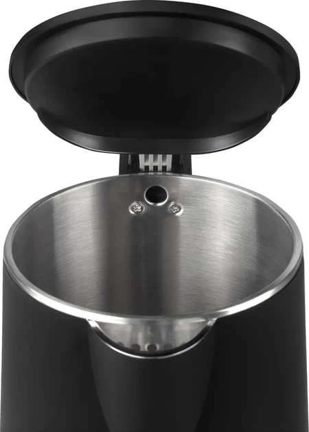 Електрочайник Gorenje, 1,5л, 2,200 Вт, корпус- нержав., Strix, матовий, чорний (00109468) - Фото 2 Електрочайник Gorenje, 1,5л, 2,200 Вт, корпус- нержав., Strix, матовий, чорний (00109468) - изображение 2