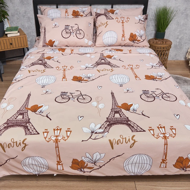Комплект постельного белья Moon&Star King Size 220x240 см наволочки 4 х 50х70 см French Mood Бязь Gold Люкс (MS-820010853) - Фото 2 Комплект постельного белья Moon&Star King Size 220x240 см наволочки 4 х 50х70 см French Mood Бязь Gold Люкс (MS-820010853) - изображение 2