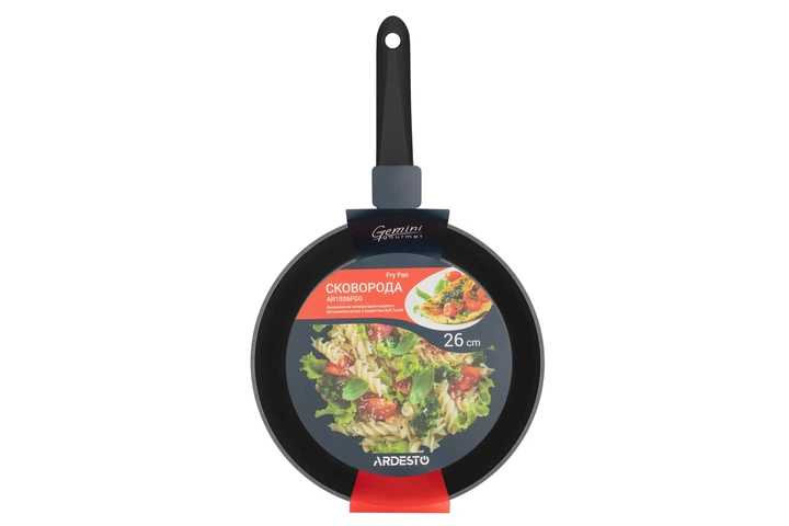 Сковорода Ardesto Gemini Gourmet Aosta, 26см, алюміній, чорний (00106655) - изображение 2