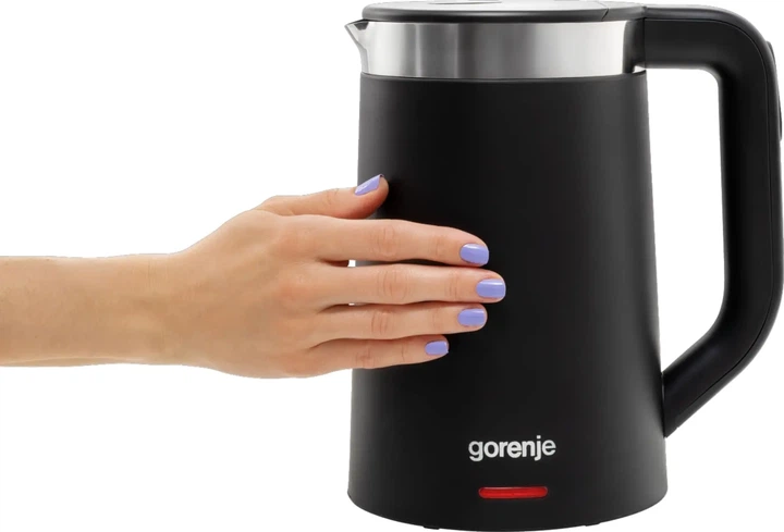 Електрочайник Gorenje 1.7л, Strix контроль, LED дисплей, чорний (00109486) - изображение 6