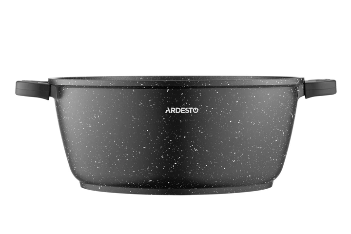Каструля Ardesto Gemini Anzio зі скляною кришкою алюміній 6,4л 28см антипригарне покриття газові/еле (00107436) - изображение 11