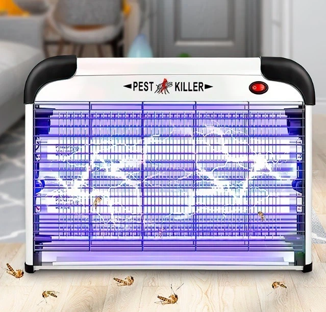 Электрическая ультрафиолетовая лампа от комаров и мух Mosquito Killer Lamp 30W. Уничтожитель насекомых с УФ-подсветкой - Фото 4 Электрическая ультрафиолетовая лампа от комаров и мух Mosquito Killer Lamp 30W. Уничтожитель насекомых с УФ-подсветкой - изображение 4