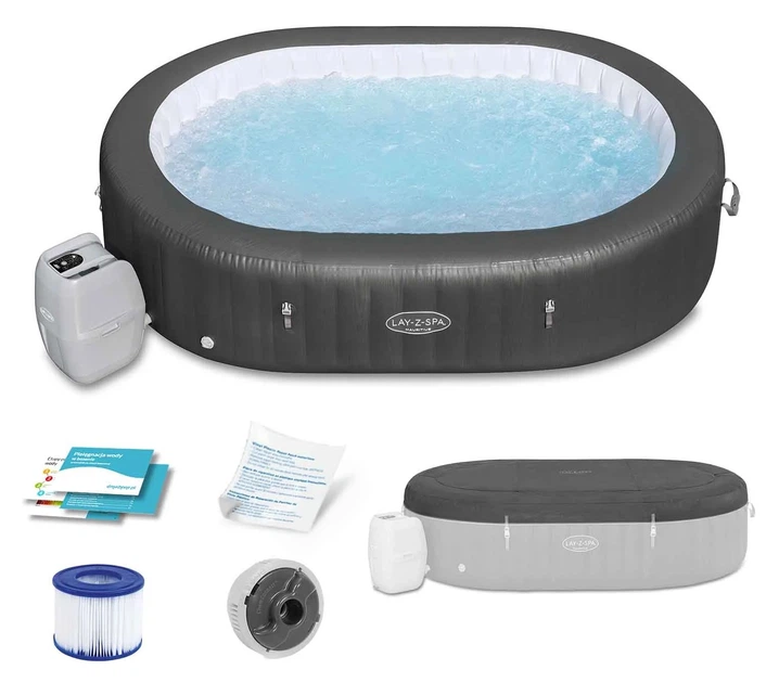 Dmuchane SPA Bestway Lay-Z Mauritius dla 7 osób (60067) (6941607348505) - obraz 3