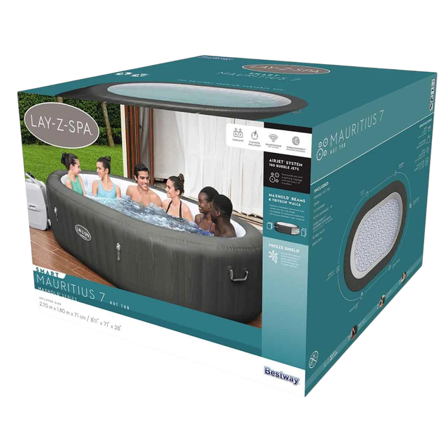 Dmuchane SPA Bestway Lay-Z Mauritius dla 7 osób (60067) (6941607348505) - obraz 5