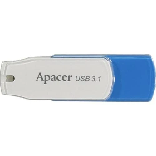 Флеш накопитель USB 64Gb Apacer AH357, Blue/White, USB 3.2 Gen 1 (AP64GAH357U-1) - Фото 5 Флеш накопитель USB 64Gb Apacer AH357, Blue/White, USB 3.2 Gen 1 (AP64GAH357U-1) - изображение 5