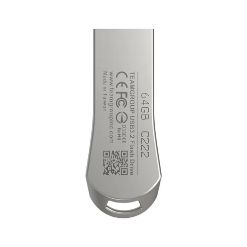 Флеш накопитель USB 64Gb Team C222, Black, USB 3.2 Gen 1 (TC222364GS01) - Фото 2 Флеш накопитель USB 64Gb Team C222, Black, USB 3.2 Gen 1 (TC222364GS01) - изображение 2