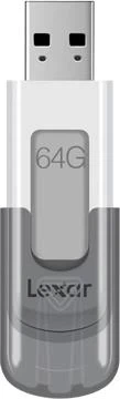 Флеш накопитель USB 64Gb Lexar JumpDrive V100, Grey/White, USB 3.2 Gen 1 (LJDV100-64GABGY) - изображение 2
