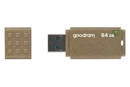 Флеш накопитель USB 64Gb Goodram UME3 "Eco Friendly", Brown, USB 3.2 Gen 1 (UME3-0640EFR11) - Фото 4 Флеш накопитель USB 64Gb Goodram UME3 "Eco Friendly", Brown, USB 3.2 Gen 1 (UME3-0640EFR11) - изображение 4