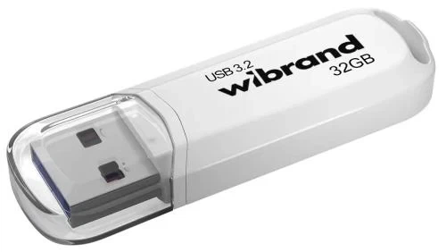 Флеш накопитель USB 32Gb Wibrand Marten, White, USB 3.2 Gen 1 (WI3.2/MA32P10W) - Фото 1 Флеш накопитель USB 32Gb Wibrand Marten, White, USB 3.2 Gen 1 (WI3.2/MA32P10W) - изображение 1