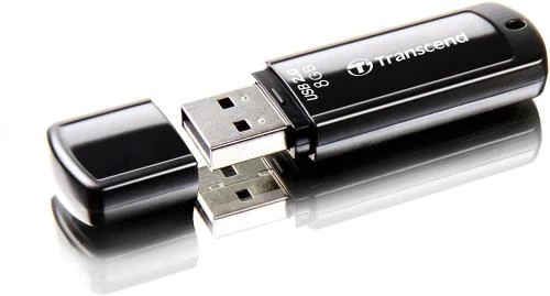 Флеш накопитель USB 8Gb Transcend JetFlash 350, Black, USB 2.0 (TS8GJF350) - Фото 1 Флеш накопитель USB 8Gb Transcend JetFlash 350, Black, USB 2.0 (TS8GJF350) - изображение 1