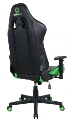 Ігрове крісло GameMax GCR09 "Nirto", Black/Green - зображення 4