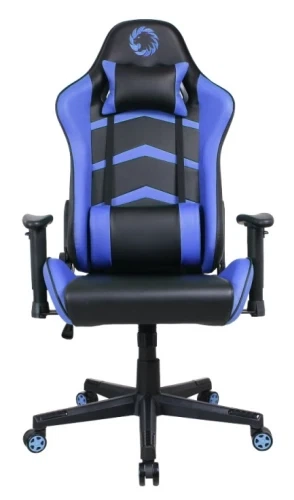 Игровое кресло GameMax GCR09 "Nirto", Black/Blue - Фото 2 Игровое кресло GameMax GCR09 "Nirto", Black/Blue - изображение 2