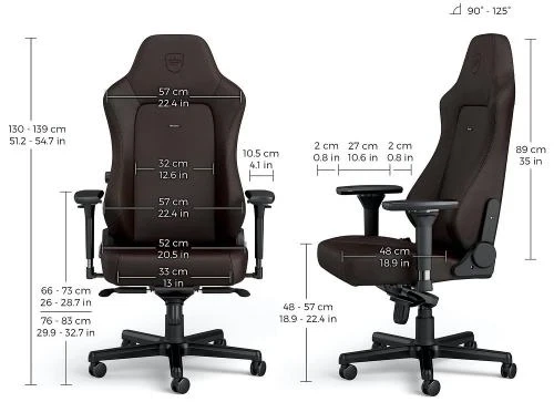 Ігрове крісло Noblechairs HERO "Java Edition" (NBL-HRO-PU-JED) - Фото 6 Ігрове крісло Noblechairs HERO "Java Edition" (NBL-HRO-PU-JED) - зображення 6