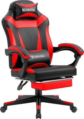 Игровое кресло Defender Cruiser, Black/Red (64344) - Фото 1 Игровое кресло Defender Cruiser, Black/Red (64344) - изображение 1