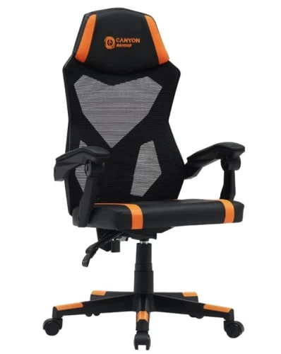 Игровое кресло Canyon Flow, Black/Orange (CNE-MCH01) - Фото 2 Игровое кресло Canyon Flow, Black/Orange (CNE-MCH01) - изображение 2