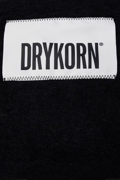 Чоловічий чорний вовняний шарф KASAY Drykorn OS 94678-120090 - изображение 3