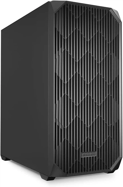 Корпус Sharkoon AK3 / ATX / BTF / USB-C / 2x120mm / без БП / Черный (101941767) - Фото 1 Корпус Sharkoon AK3 / ATX / BTF / USB-C / 2x120mm / без БП / Черный (101941767) - изображение 1
