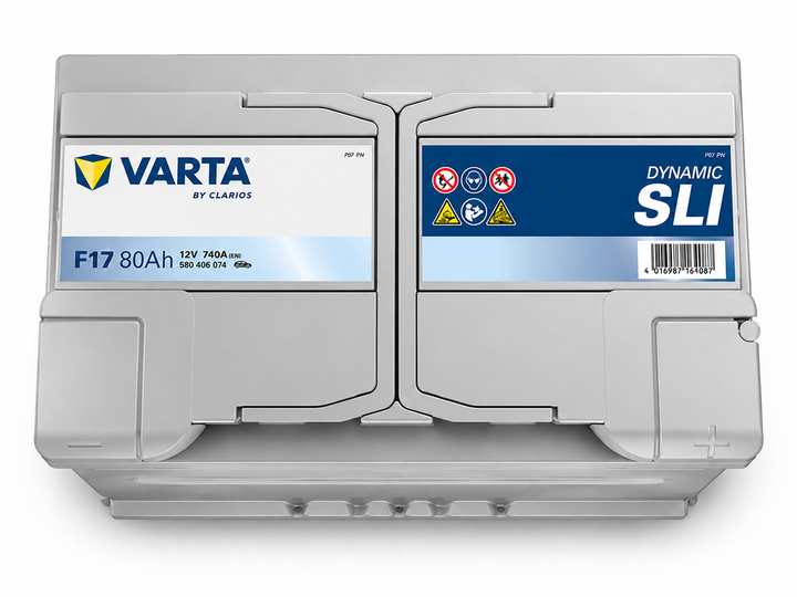 Автомобільний акумулятор Varta Dynamic SLI 12В 80Ah 740A R+ для легкового авто (580406074) - зображення 4
