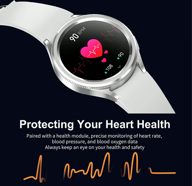 Розумний годинник Smart Watch жіночий з Bluetooth викликами тонометром повідомленнями Telegram Viber WhatsApp IP67 та спорт функці - зображення 2