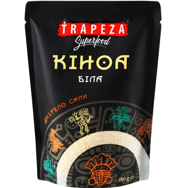 Киноа белая Трапеза Без глютена Trapeza 250г - Фото 1 Киноа белая Трапеза Без глютена Trapeza 250г - изображение 1