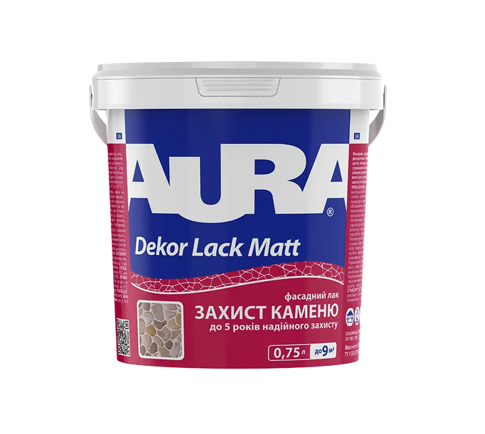 Лак AURA Dekor Lack Matt Акриловый полуматовый фасадный 0,75 л - Фото 1 Лак AURA Dekor Lack Matt Акриловый полуматовый фасадный 0,75 л - изображение 1