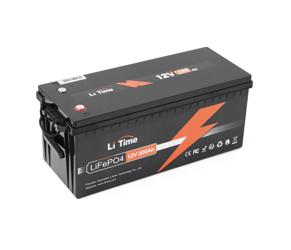 Акумулятор LiFePO4 12.8V 200Ah, 2560Wh, BMS 100A, Li-TIME - Фото 1 Акумулятор LiFePO4 12.8V 200Ah, 2560Wh, BMS 100A, Li-TIME - зображення 1
