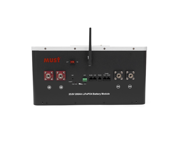 Аккумулятор LiFePO4 25.6V 200Ah 5.12kWh BMS 100A CAN/RS485 Must LP16-24200 (32861) - изображение 3