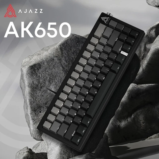 Клавіатура USB Ajazz AK650 Day Dream switches Gradient Black/Gray (AK650-DD-BG) UA - зображення 6