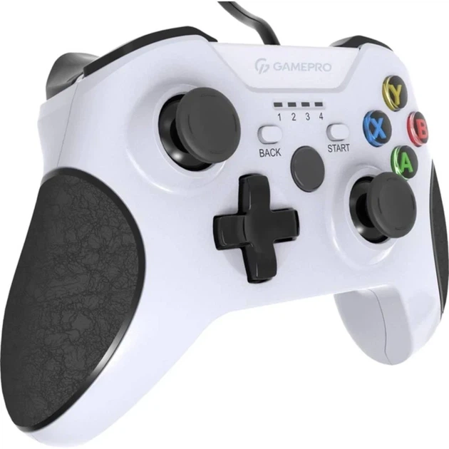 Геймпад GamePro MG450W USB White/Black (MG450W) UA - Фото 3 Геймпад GamePro MG450W USB White/Black (MG450W) UA - изображение 3
