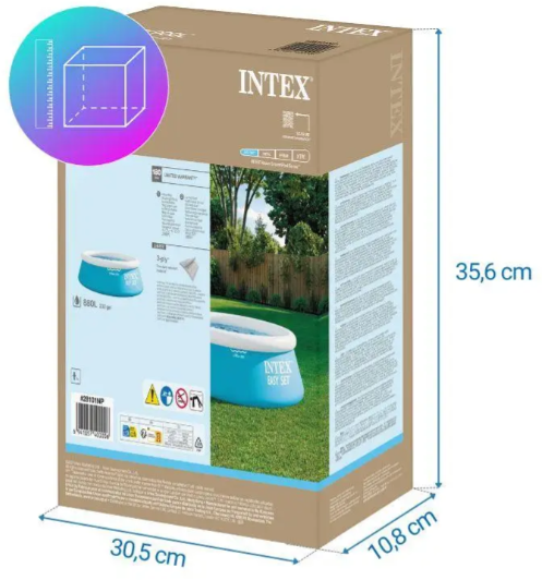 Надувной бассейн Intex 28101 (183 х 51 см) - изображение 5