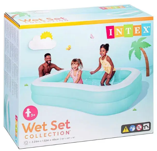 Надувной бассейн Intex 57181 (229 х 147 х 46 см) - изображение 6