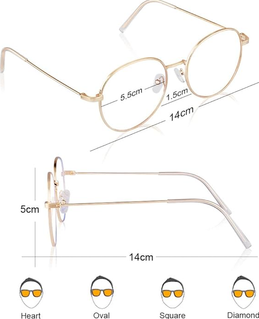 ACWOO 2 шт окуляри для захисту від синього світла Blue Light Blocking Glasses – ігрові та комп’ютерні окуляри - Фото 2 ACWOO 2 шт окуляри для захисту від синього світла Blue Light Blocking Glasses – ігрові та комп’ютерні окуляри - зображення 2