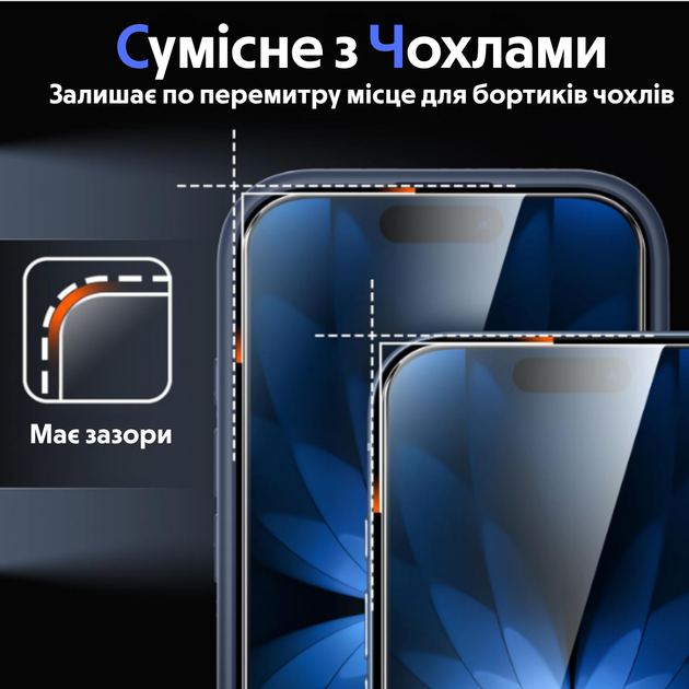 Защитное стекло для Apple iPhone 15 Pro Max закаленное полноэкранное стекло для айфон 15 про макс с закругленной рамкой - Фото 5 Защитное стекло для Apple iPhone 15 Pro Max закаленное полноэкранное стекло для айфон 15 про макс с закругленной рамкой - изображение 5