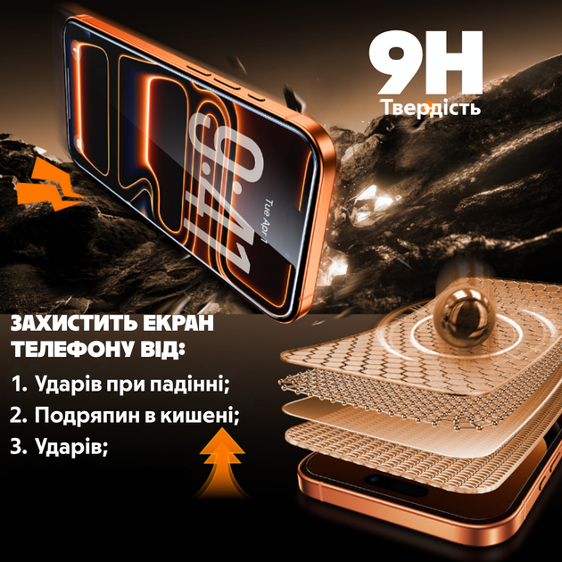 Защитное стекло для Apple iPhone 15 Pro Max закаленное полноэкранное стекло для айфон 15 про макс с закругленной рамкой - Фото 3 Защитное стекло для Apple iPhone 15 Pro Max закаленное полноэкранное стекло для айфон 15 про макс с закругленной рамкой - изображение 3
