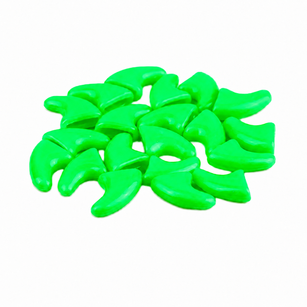 Колпачки для когтей антицарапки накладные Нігтик M (4-6 кг) 20 шт. Green - изображение 2