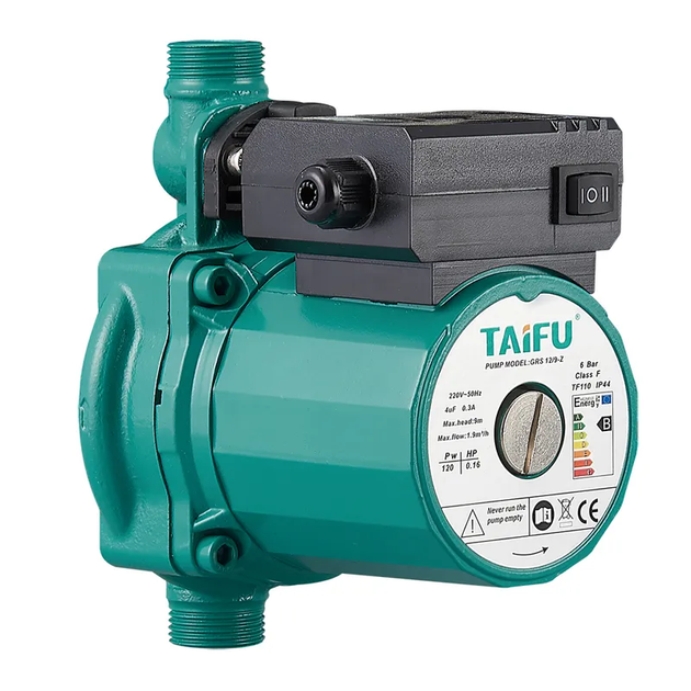 Насос підвищення тиску Taifu GRS 12/9-Z Н=9М, Q=2кбМ, P=120Вт, 3/4" (TF0049) - Фото 1 Насос підвищення тиску Taifu GRS 12/9-Z Н=9М, Q=2кбМ, P=120Вт, 3/4" (TF0049) - изображение 1