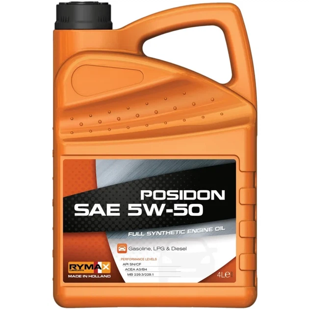 Олива моторна Rymax Posidon 5W-50 (4л.) - Фото 1 Олива моторна Rymax Posidon 5W-50 (4л.) - изображение 1
