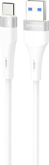 Кабель Proove Light Silicone Plus USB to Type-C 3A 1 м White (632560003) - Фото 1 Кабель Proove Light Silicone Plus USB to Type-C 3A 1 м White (632560003) - изображение 1