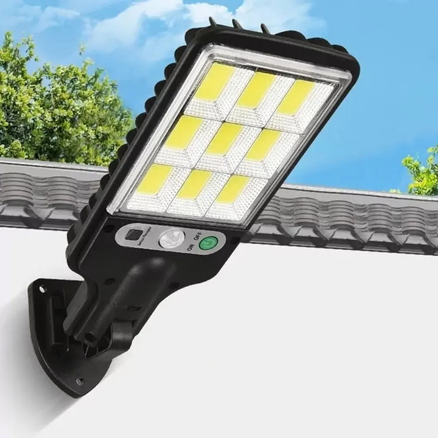Светильник уличный Sensor Street Lamp JY-616-4 108 COB автономный солнечный Черный (MX-00008148) - изображение 2