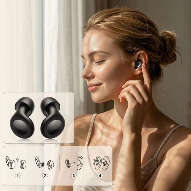 Беруши Tech-Protect QuietFit Black (5906302339921) - Фото 4 Беруши Tech-Protect QuietFit Black (5906302339921) - изображение 4